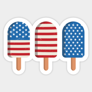 American Popsicles Sticker